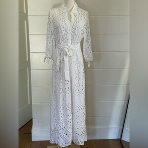 Lilly Pulitzer Amrita Eyelet Midi dress sz6